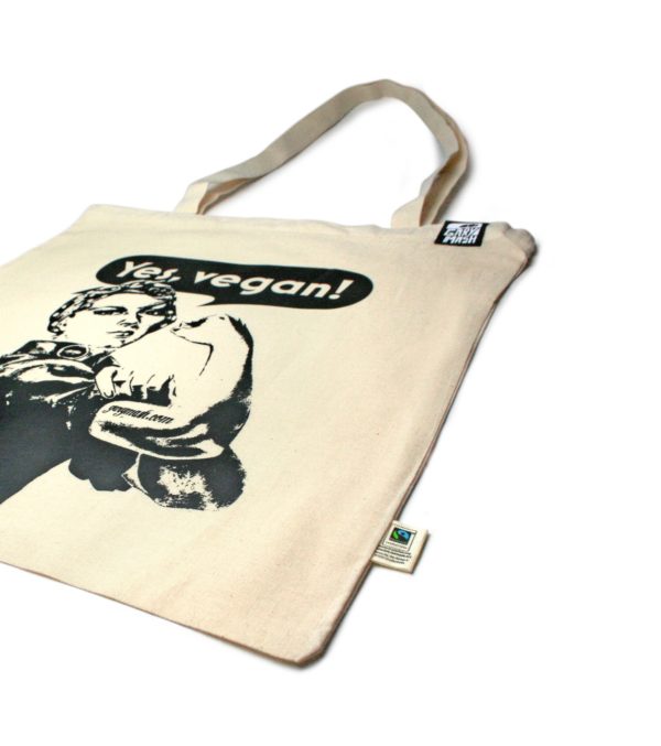 Cotton bag Yes, vegan! - Image 4