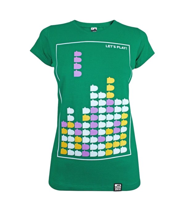 T-Shirt Tetris bottle green - Image 2