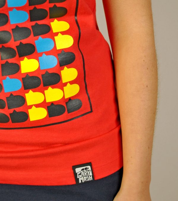 T-Shirt Tetris, bright red - Image 3