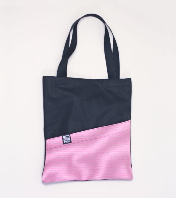 Baumwolltasche Miss Candy mit Außenfach