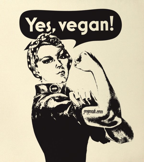 Cotton bag Yes, vegan! - Image 3