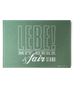Postkarten-Mix "Fair" 10 Stk. – Bild 5