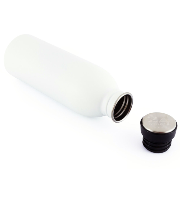 0,5l Trinkflasche Ice White – Bild 2