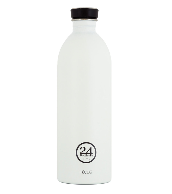 1l Trinkflasche Ice White