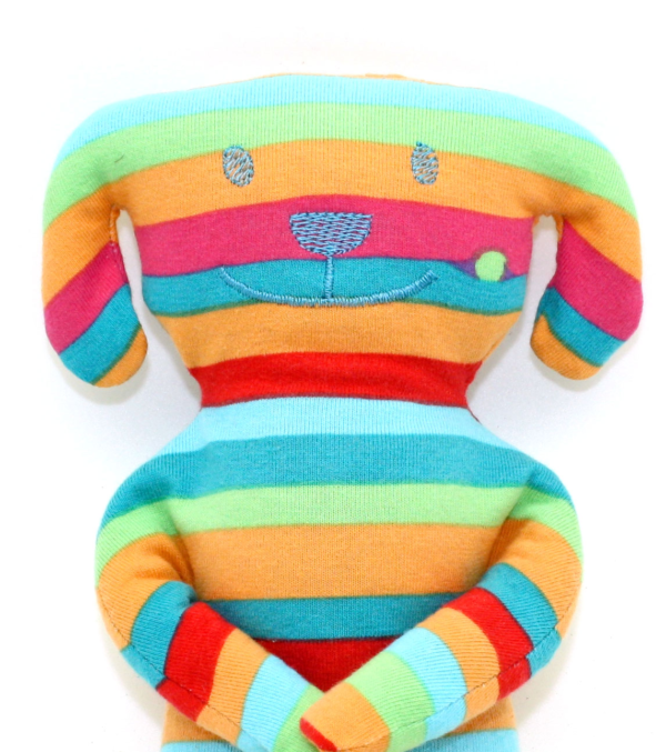 Cuddly Dog with colorful Rainbow - Image 2