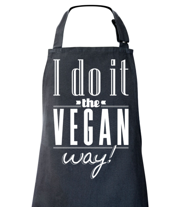 Apron I do it the vegan way