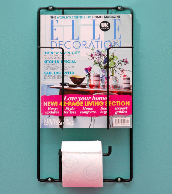 Toilettenpapierhalter Schwarz