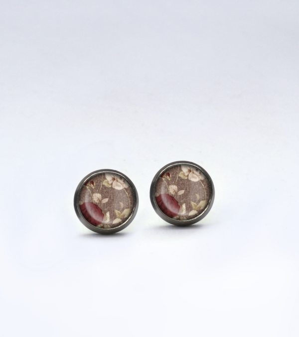 Ear studs Vintage Rose - Image 2