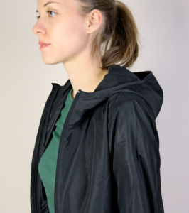 Ladies light wind jacket black - Image 4