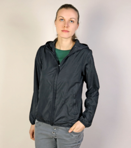 Ladies light wind jacket black - Image 3
