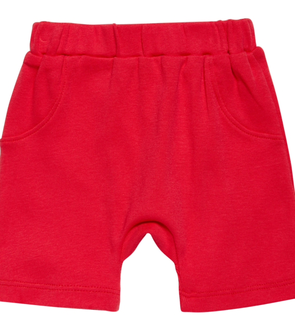 Baby Shorts in kräftigem Rot