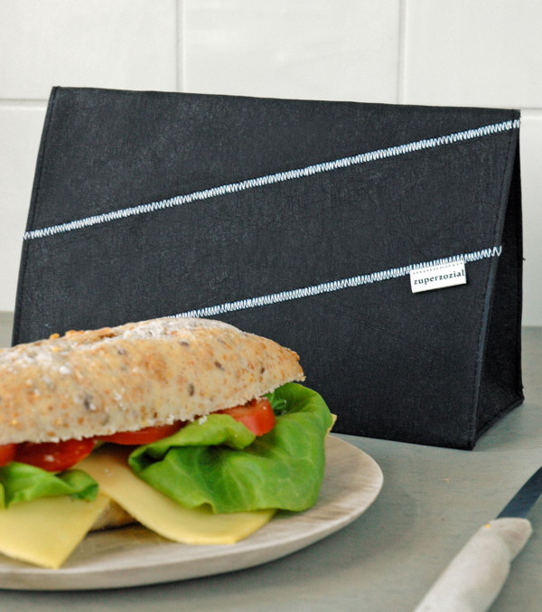 Paper Lunchbag black, big - Image 3