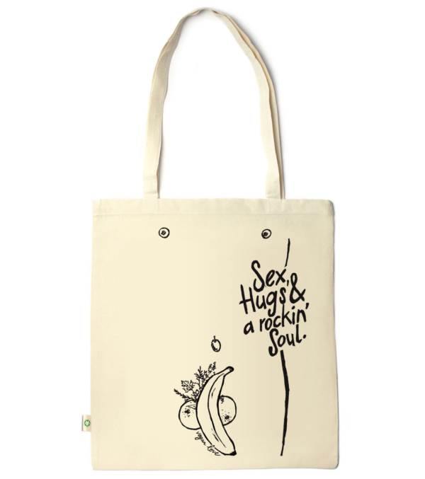 Cotton bag Rockin' Soul, printed double-sided - Image 2