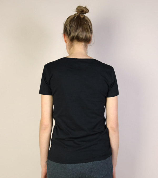 Shirt Trust me, I'm vegan! Schwarz – Bild 4