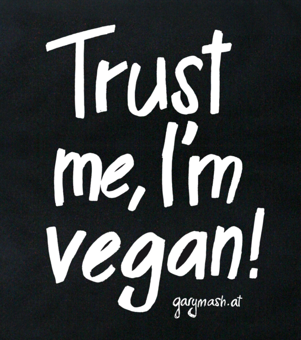 Cotton bag Trust me, I'm vegan! - Image 2