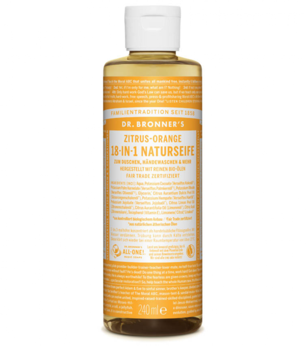 Organic Soap Zitrus, 240 ml