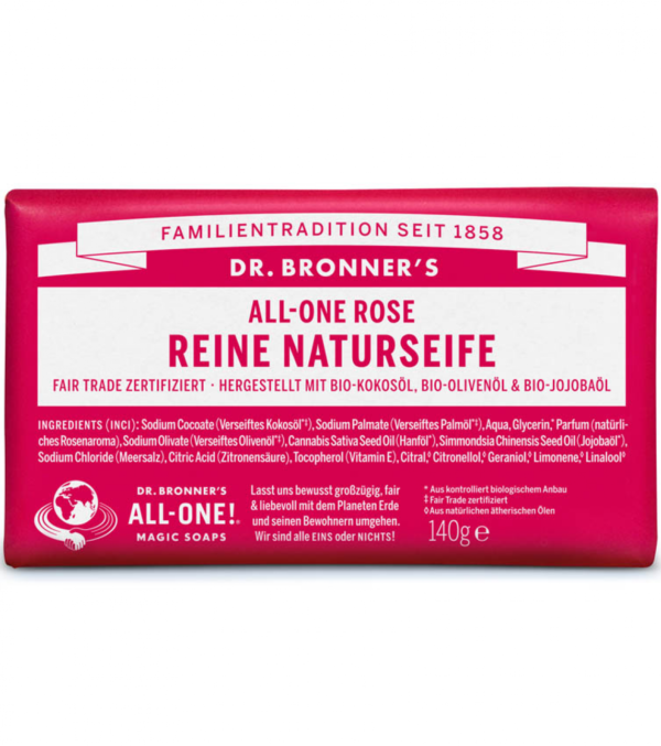 Reine Naturseife Rose, 140 g