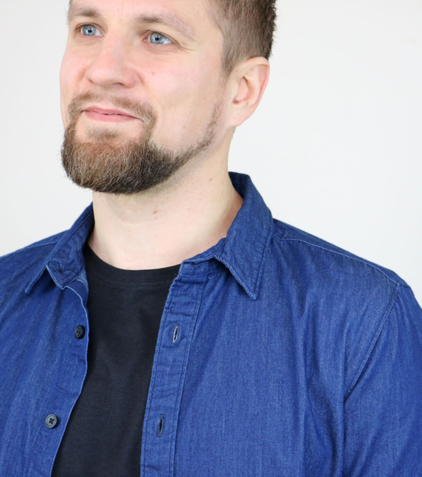 Jeanshemd Denim Lover Dunkelblau – Bild 4