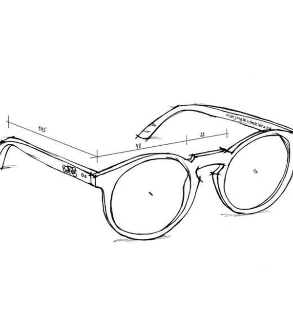 Sunglasses Lukas walnut wood - Image 4