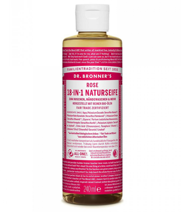 Organic Soap Rose, 240 ml