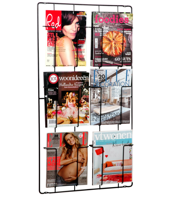 Magazine Wallrack Black