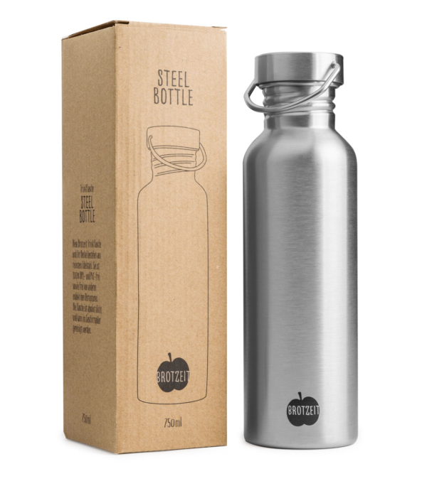 0,75l Trinkflasche Steel