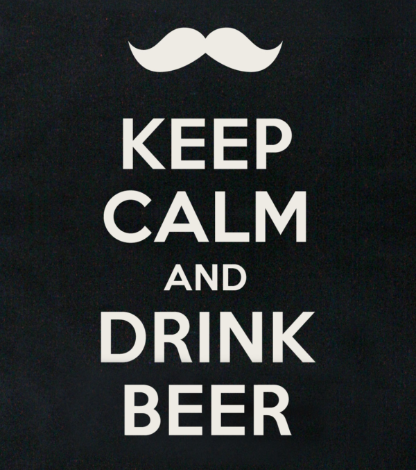 Cotton bag Keep calm and drink Beer - Image 2