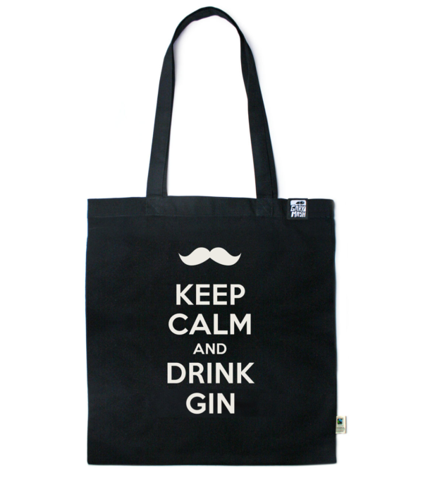 Cotton bag Keep calm and drink Gin