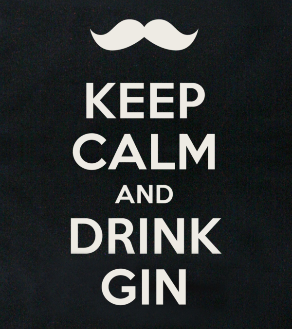 Cotton bag Keep calm and drink Gin - Image 2
