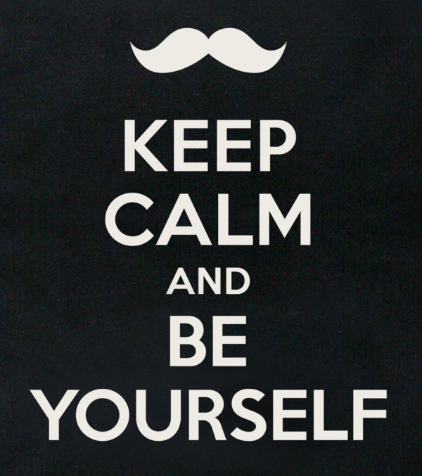 Cotton bag Keep calm and be yourself - Image 2