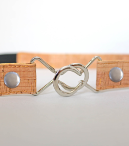 Narrow waist belt, made of cork - Image 3