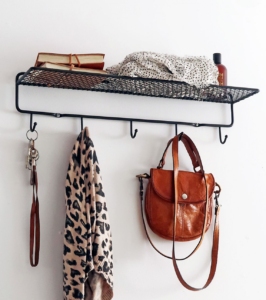 Coat rack black 60 cm - Image 4