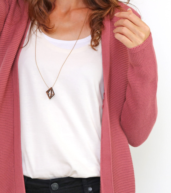Necklace with Pendant Crystal - Image 2