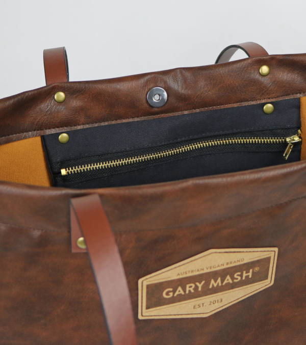 Shopper Bag Vintage Dark Brown - Image 4
