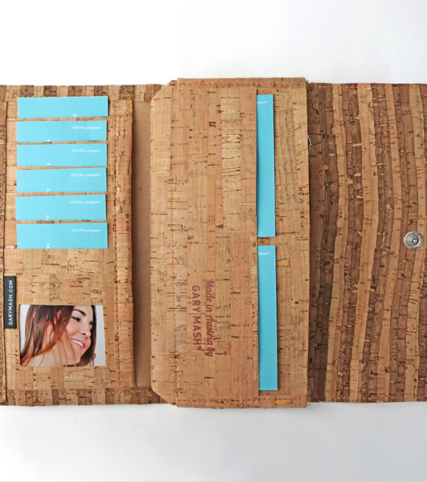 Cork wallet Dallas with chain - Image 4