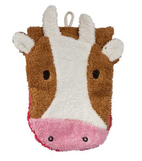 Fluffy Washcloth Cow