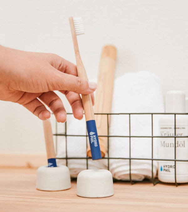 Bamboo ultra soft toothbrush blue - Image 2