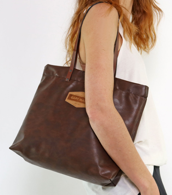 Shopper Bag Vintage Dark Brown - Image 7
