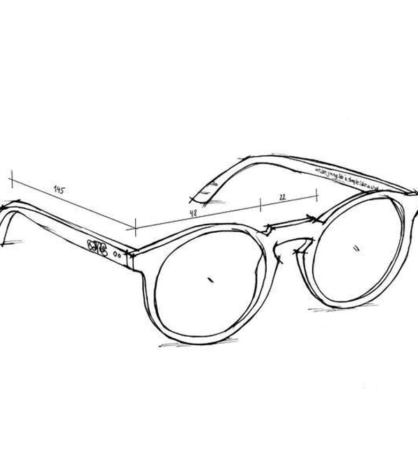 Sunglasses Lisi Walnut wood - Image 4