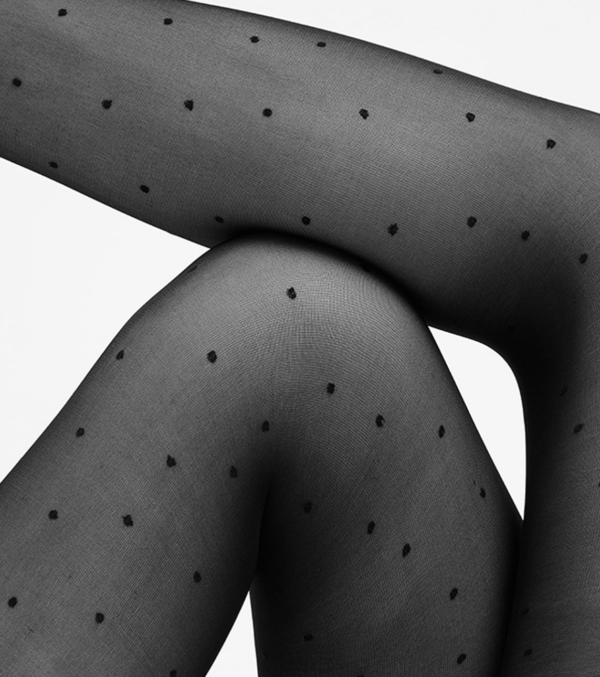 Strumpfhose Doris Dots Schwarz, 40 den – Bild 3