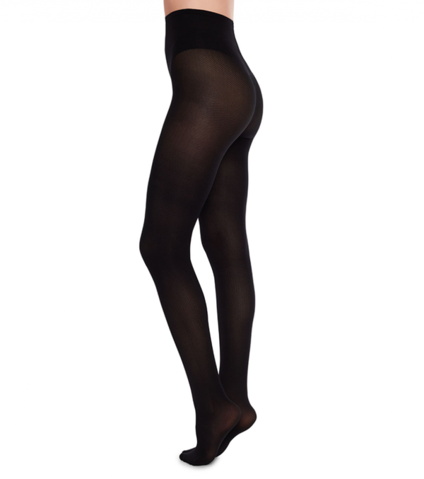 Strumpfhose Nina Fischgrät Schwarz, 40 Den