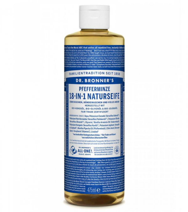 Organic Soap Peppermint, 475 ml