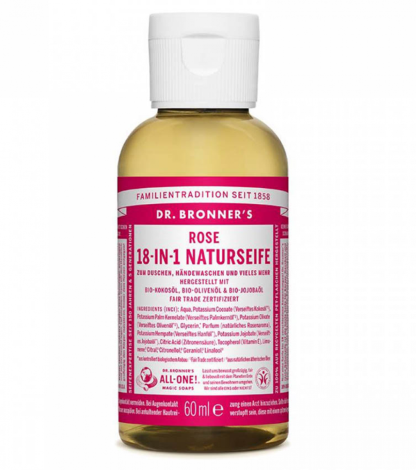 Organic Soap Rose, 60 ml