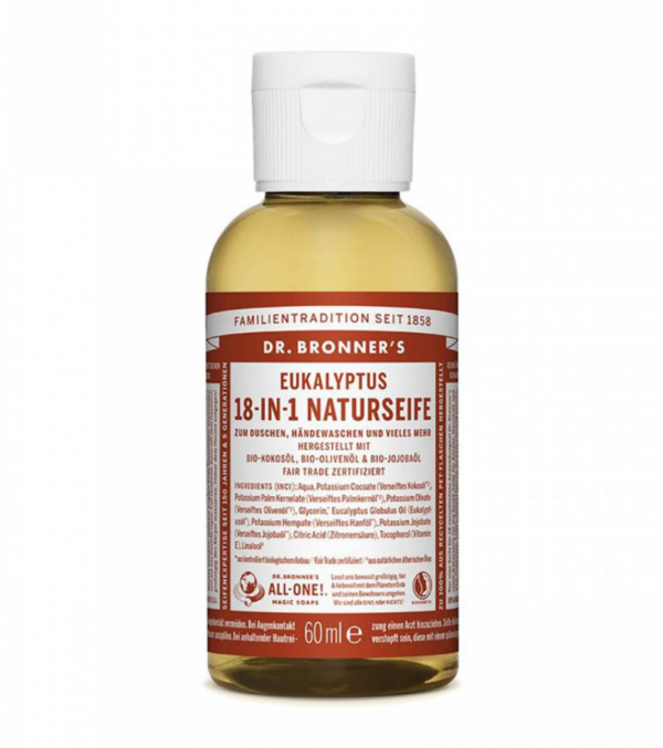 Organic Soap Eukalyptus, 60 ml