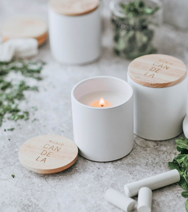 Scented candle peppermint - Image 3