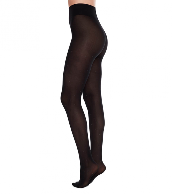 Strumpfhose Filippa Dots Schwarz, 50 den