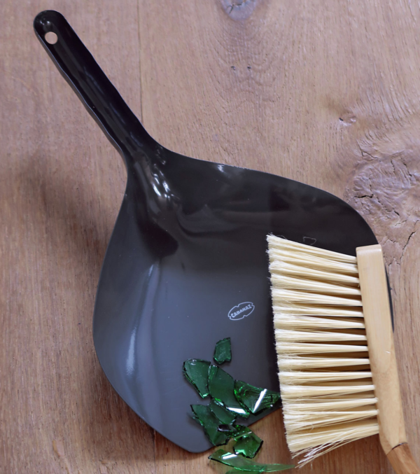 Dustpan with broom, Dark grey - Image 3