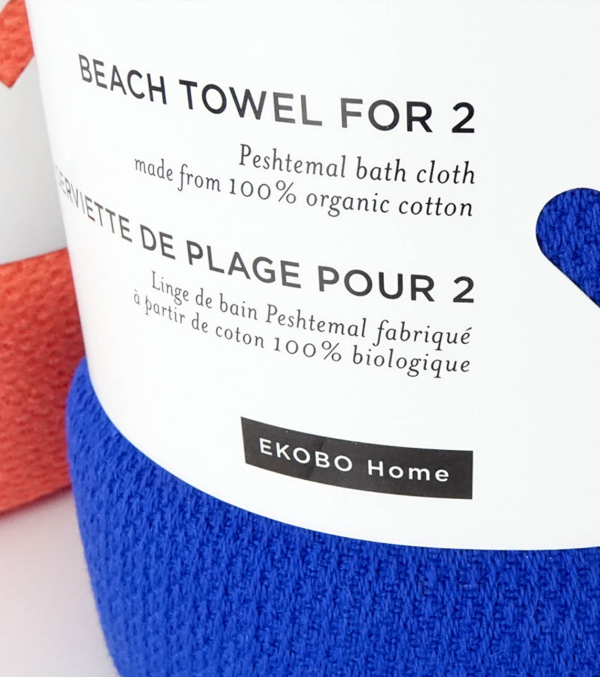 Beach Towel for 2, Royal Blue - Image 2