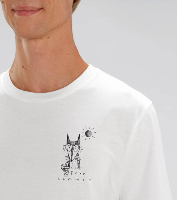 Shirt Foxy Summer Weiß – Bild 2