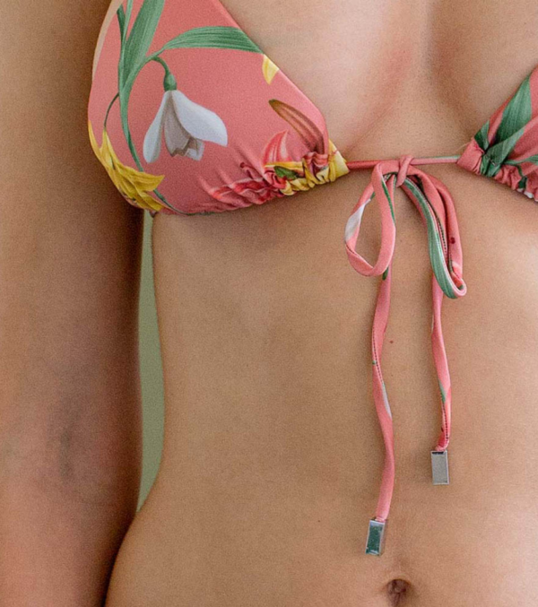 Bikini Triangle Top Secret, bouquet rosa – Bild 2
